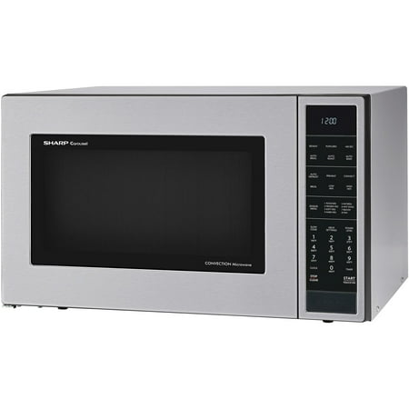 Sharp - Carousel 1.5 Cu. Ft. Mid-Size Microwave - Silver
