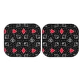 thumbnail image 7 of Windshield Sun Shade, Card Suits Foldable Car Sun Shade Windshield for Front, 2 Pieces, 7 of 7