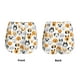 thumbnail image 3 of Balery Dog Faces Pantalones cortos deportivos para mujer con forro y dos bolsillos, elásticos, para entrenamiento, gimnasio, yoga-X-Large, 3 of 7