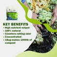 thumbnail image 4 of Fishnure 4 lb Organic Compost Starter, Enhancer and Accelerator - 1 Bag for 1000lb (1m3) Compost, 4 of 6