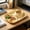 Yellow780, variant on Plastic Compartment Tray, Student Meal Plate, Divided Lunch Serving Tray for Home School Cafeteria Dining in Three Color Options