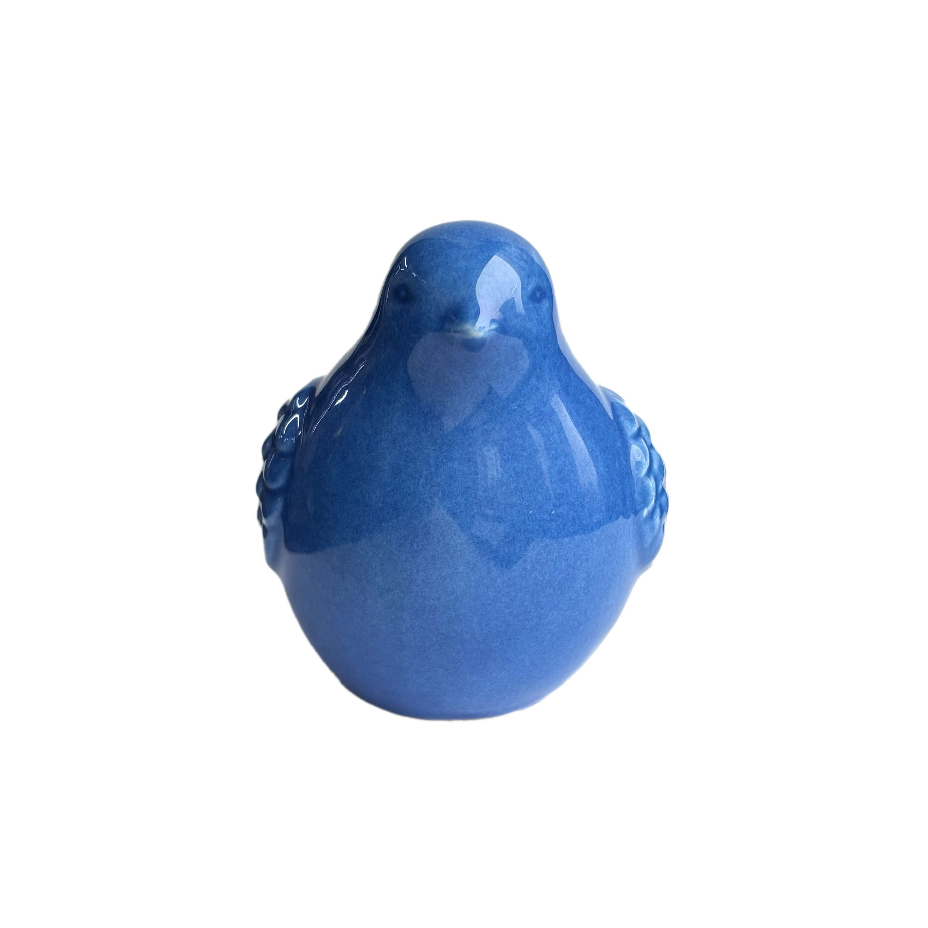 Mainstays Ceramic Bird Garden Decor Ornament Ceramic Statue Adorable Blue Paradise