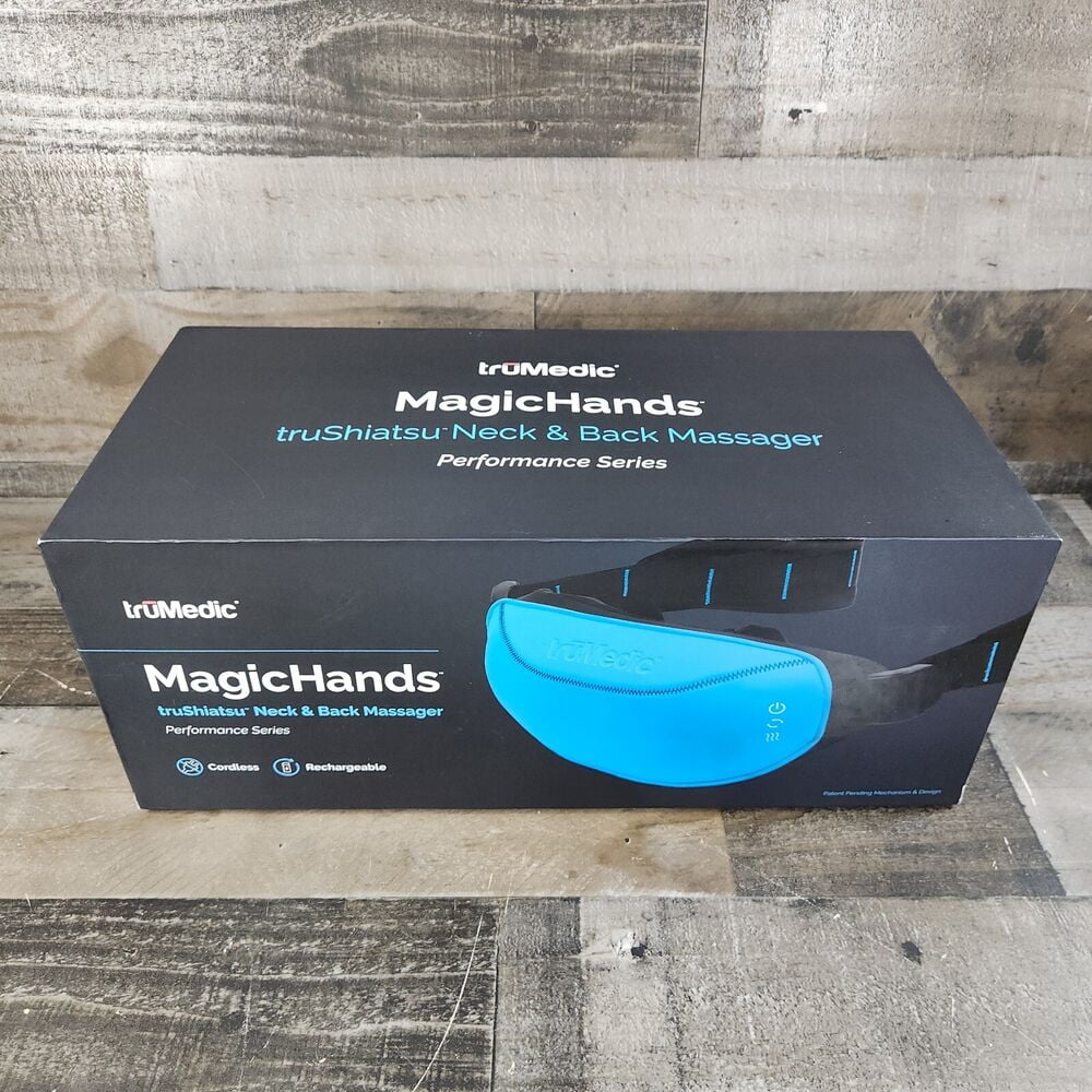 truMedic truShiatsu MagicHands Neck Massager with Heat Performance Series Walmart