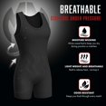 thumbnail image 4 of Malla de lucha Matman Edge para mujer, talla 2XS, negra, 4 of 7