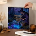 thumbnail image 6 of 2027 Desk Calendar, Monthly Planner, Witch Art, Paper Binding, Tabletop Desktop Decor for Home and Office Organization, 6 of 7