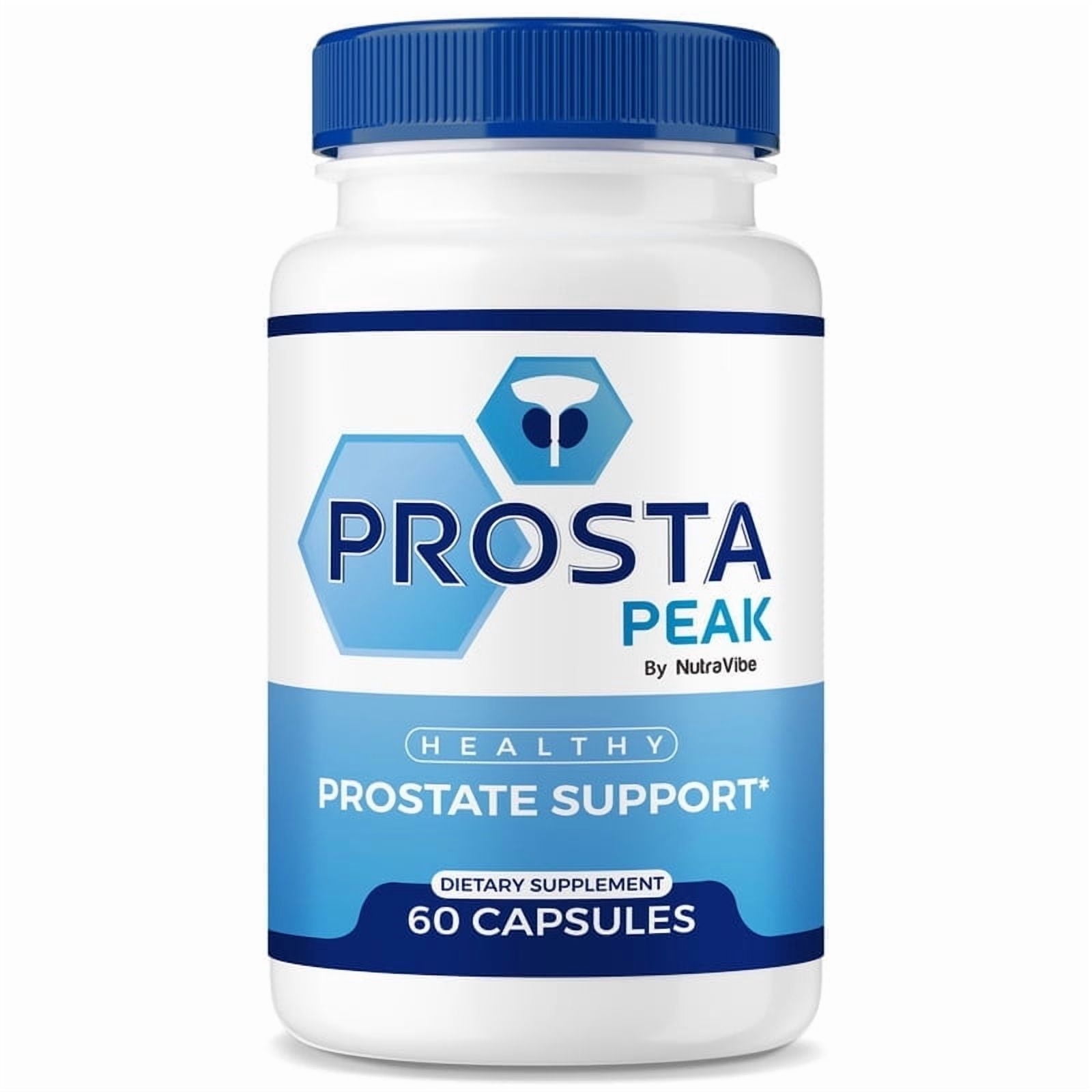 Prosta Peak Capsules - Official ProstaPeak Pills For Prostate Heath, All Natural Formula To Support Control, Energy & Overall Well-Being, ProstatePeak Review (60 Capsules)