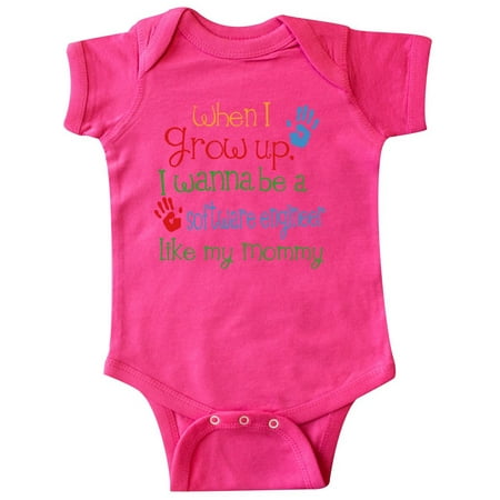 

Inktastic Software Engineer like Mommy Gift Baby Boy or Baby Girl Bodysuit