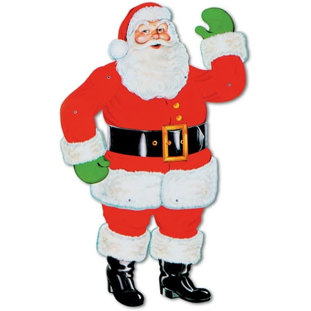 Christmas Santa Claus Figurine - Joyful Jolly Jointed Santa Claus Christmas Figurine Prop Decoration 29