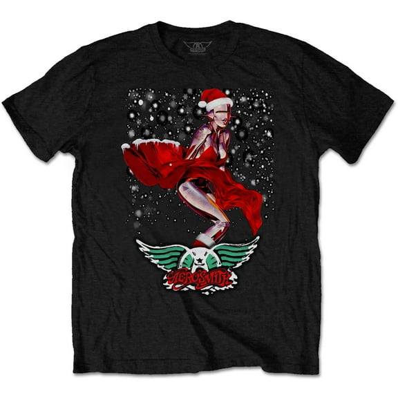 Aerosmith Unisex T-Shirt Robo Santa (Small)