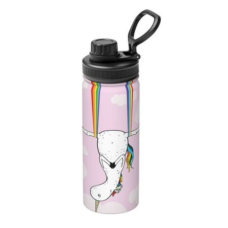 

Salouo Aerial Yoga for Unicorn for 18oz Stainless Steel Vacuum Insulated Tumbler Coffee Travel Mug Spill Proof with Lid Thermos Cup for Keep Hot/Ice Coffee Tea and Beer
