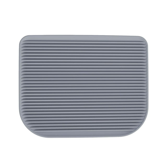 Cat Litter Mat Large Durable Scatter Control Nonslip Lightweight Litter Gray