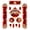 Good luck and good l, variant on SDFGTstore Snake Year Magnetic Couplets Set Chinese New Year Door Decoration Accessories