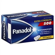 GlaxoSmithKline Panadol Acetaminophen, 50 ea
