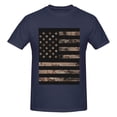 thumbnail image 4 of Bingfone American Flag With Desert Camouflage Men'S Loose Fit Short-Sleeve Pocket T-Shirt, 4 of 7
