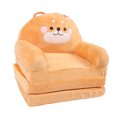 thumbnail image 2 of Bunny Kids Couch Fold Out Soft Toddler Chairs, Cute Cartoon Design Foldable Portable Multifunctional Use for Reading Watching TV, 2 of 8