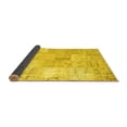 thumbnail image 2 of Ahgly Company Indoor Rectangle Patchwork Yellow Transitional Area Rugs, 8' x 12', 2 of 4