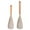 C-Khaki-2PC, variant on Silicone Cooking Spoon With Wooden Handle - Heat Resistant Kitchen Utensil for Nonstick Cookware, Multi-Functional Mixing and Serving Tool