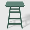 thumbnail image 2 of WestinTrends Outdoor 37" Counter Height HDPE Patio Square Bar Table, Dark Green, 2 of 7