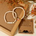 thumbnail image 5 of Yekepal Teacher Appreciation Wooden Bracelet, Adjustable Natural Wood Bead Gift with Thank You Card for Teachers, 5 of 7