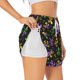thumbnail image 1 of Balery Mardi Gras Carnival4 Pantalones cortos deportivos para mujer con forro y dos bolsillos, elásticos, para entrenamiento, gimnasio, yoga-Medium, 1 of 7