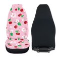 thumbnail image 6 of XYZCANDO Car Seat Covers Polyester Car Seat Covers Front Set Carseat Covers All Seasons Use Breathable Sedan Van, Cherry Blossom Pink, 6 of 10