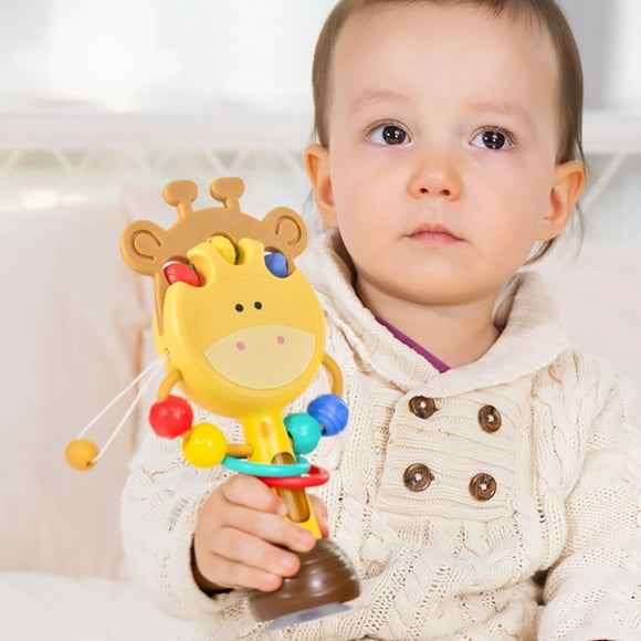 ABPWLY Baby Table Suction Toy with Lights and Sounds Giraffe Shape Interactive Toy for Infants Engagement and Hand Coordination Clearance Kids Toys Canada Days EducationLearning Toys