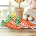 thumbnail image 5 of 5PCS Easter Fabric Carrot Decorations, 6.3x1.57in Assorted Patterned Plush Carrots for Spring Party, Farmhouse, and Easter Basket Accents ﻿, 5 of 6
