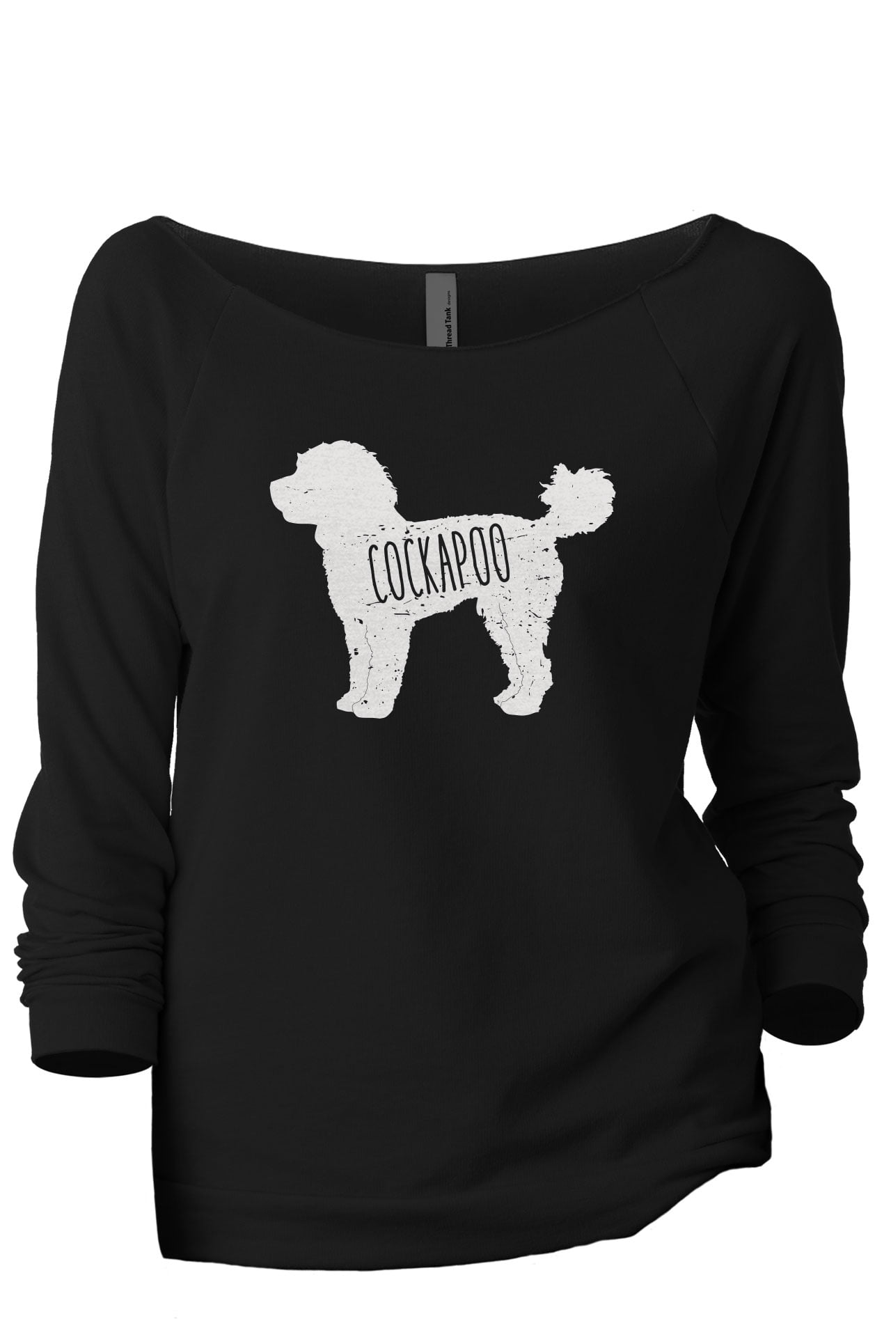 Dog Puppy Pet Gift  Youth & Womens Sweatshirt Crazy Cockapoo Lady 