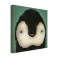 thumbnail image 2 of Trademark Fine Art 'Baby Penguin on Teal' Canvas Art by Ryan Fowler, 2 of 3