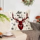 thumbnail image 4 of Festive Feeling Decoration Sofa Pillow Cover Christmas Letter Print Chair Cushion Cover Linen Cushion Cover, 4 of 6