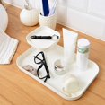 thumbnail image 4 of Plastic Vanity Tray Detachable Versatile Storage Organizer Tray Stationary Tray, 4 of 9