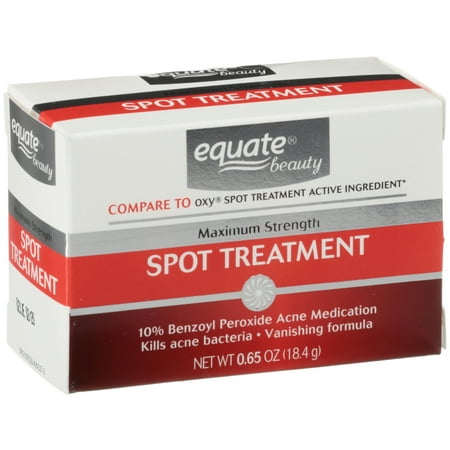 (4 pack) (4 Pack) Equate Maximum Strength Acne Spot Treatment, 0.65 Oz