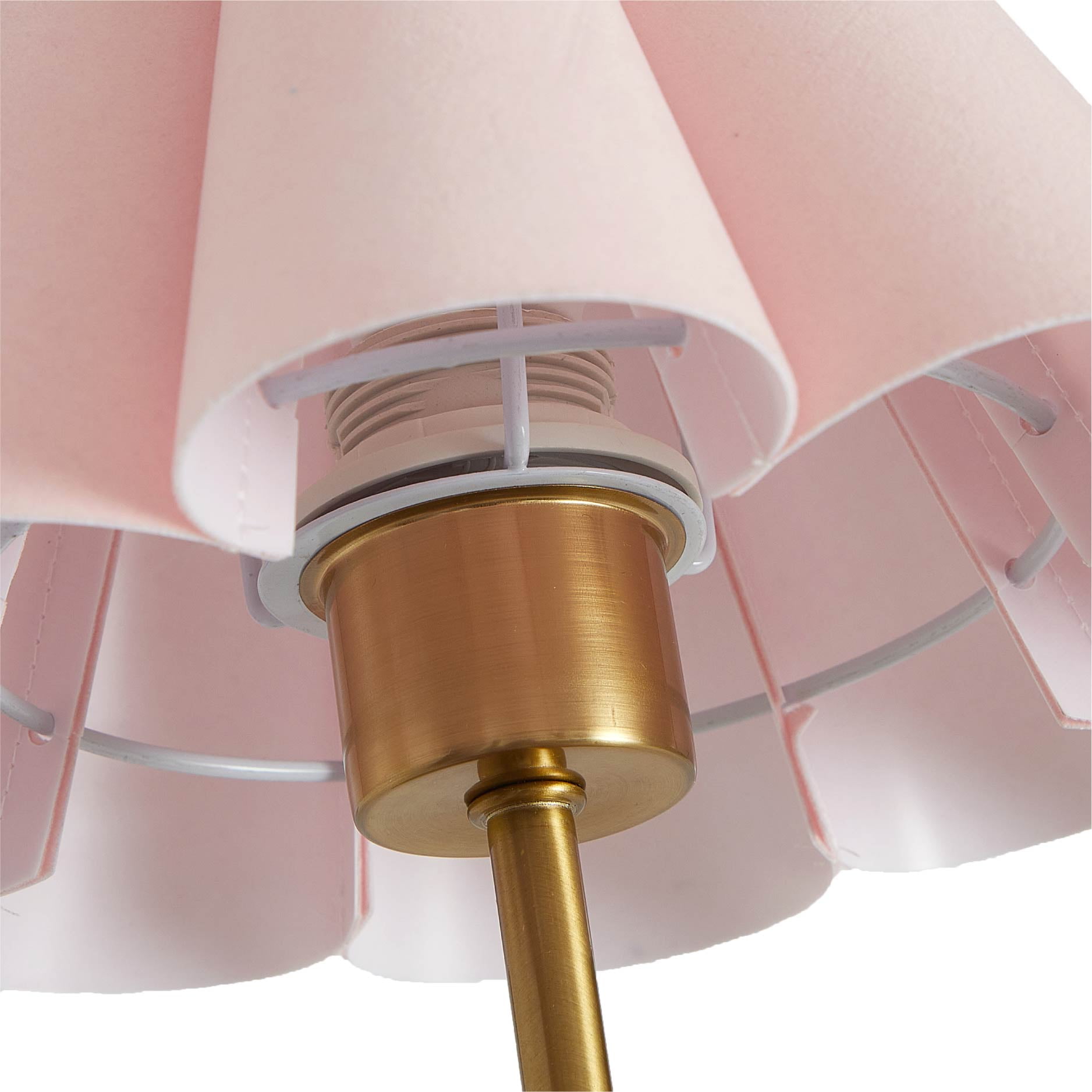Home Decor Collection Pink Velvet Pleated Wall Sconce