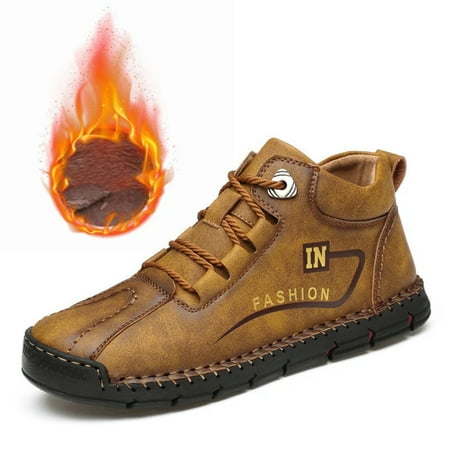 

Outdoor sports non-slip leisure high-top leather shoes