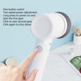 thumbnail image 3 of Depurador Giratorio Eléctrico Cepillo de Limpieza Inalámbrico con 2 Velocidades Depurador Eléctrico Resistente Al Agua para Baño Cocina Plato de Pared Bañera de Azulejos ANGGREK Otros, 3 of 8
