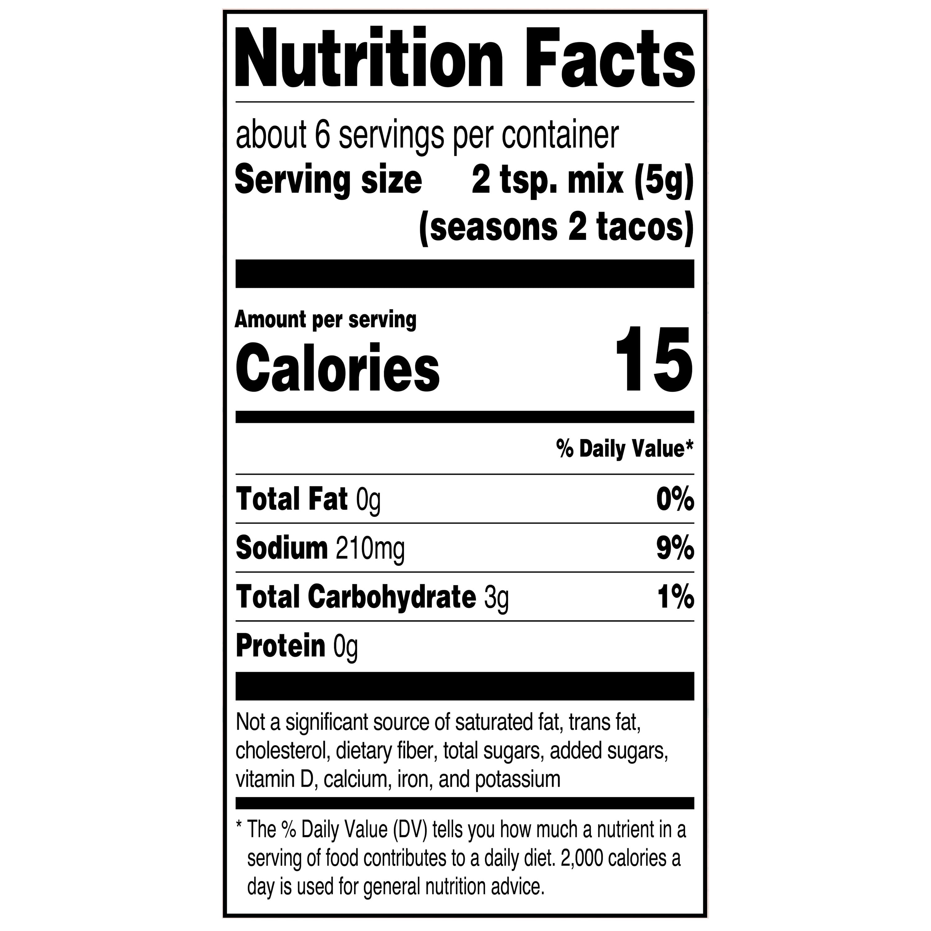 (12 pack) GV Less Sodium Taco Seasoning