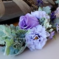 thumbnail image 3 of Artificial Flowers Wreath Door Wreath Wall Decoration Home Hanging Ornament, 3 of 10