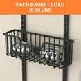 thumbnail image 4 of Over The Door Pantry Organizer, 8-Tier Shelves with Adjustable Baskets | Metal Spice Rack for Kitchen, Pantry, Cabinet, 4 of 6
