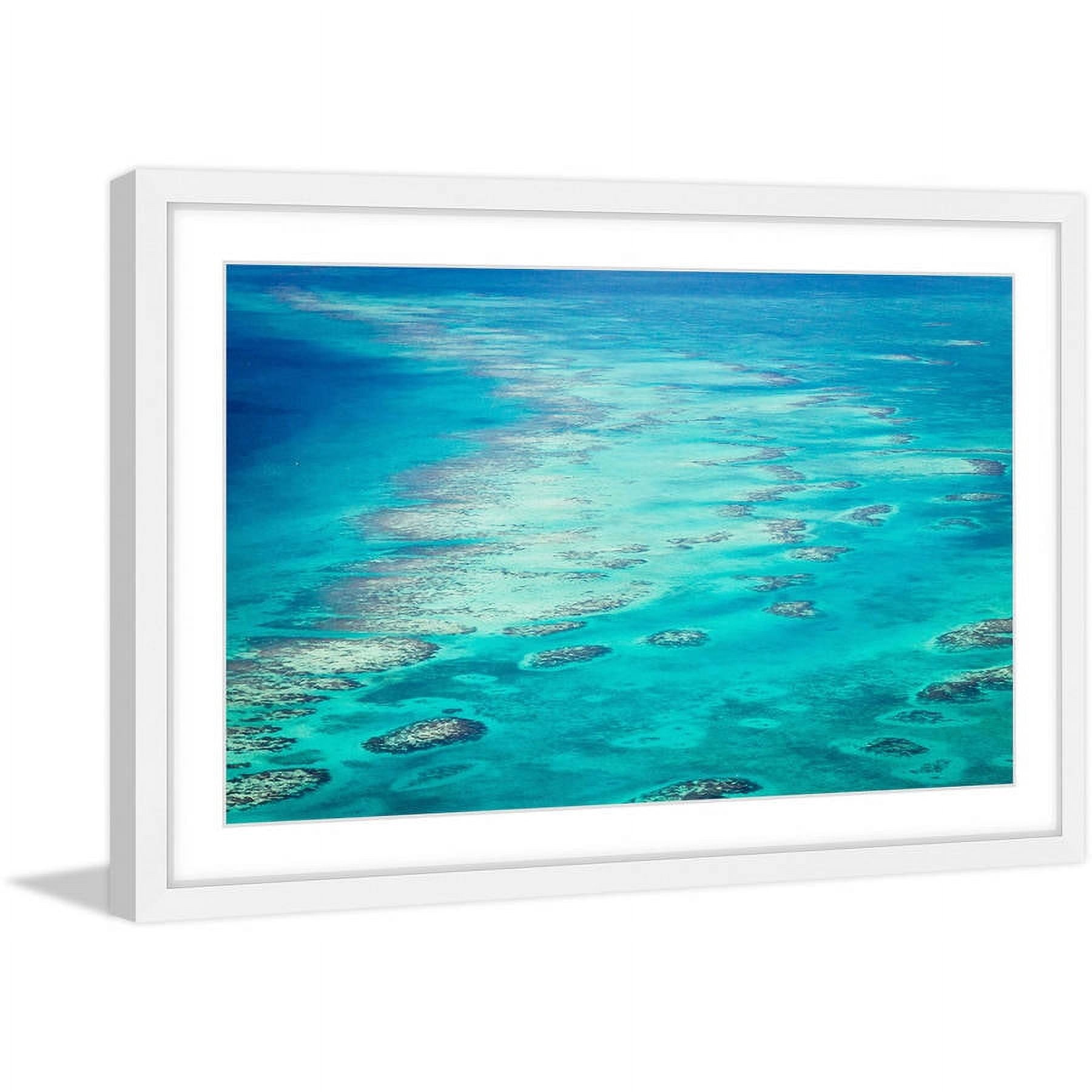 Marmont Hill "Ocean Rocks" Framed Painting Print