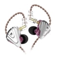 thumbnail image 1 of KZ ZSX Auricular con cable 3.5mm Jack Earbud Hybrid Technology 5BA 1DD Portátil Deportes Correr Llamada Llamada Auriculares Música Auricular Púrpura Regular Inevent EL005465-03B, 1 of 7