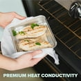 thumbnail image 2 of PLASTICPRO Aluminum Foil Grill Pans 7"x8.5" Disposable Aluminum Foil Pans, 50-Pack, 2 of 5