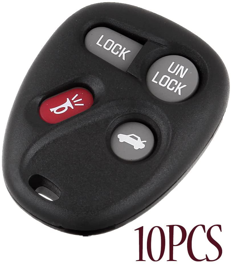 10Pcs Keyless 4 Buttons Remote Key Fob Case For GMC Buick Cadillac Chevrolet