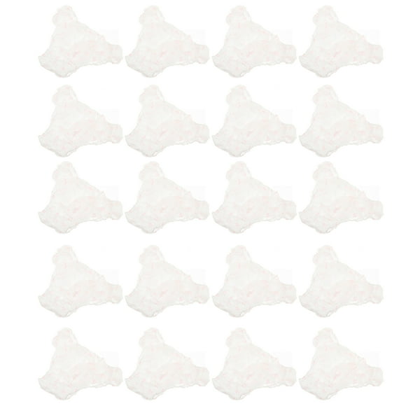 MasteelfCA 20 Pcs 1 Ensemble sous-Vêtements Jetables Taille Haute Culottes Menstruelles Absorbant l'Humidité