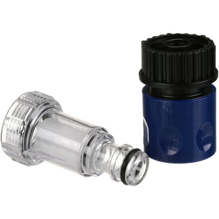 Blue Clean® Pressure Washers Universal Quick Connect Garden Hose Adapter & Filter 2 pc