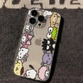 thumbnail image 1 of Plush Hello Kitty Phone Case Cartoon Bee Sanrio Iphone15 14 13 12 11 Pro Max Phone Case Cute 3D Winter Warm Shockproof Drop Case RJ, 1 of 7