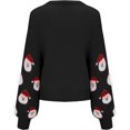 thumbnail image 4 of Chandails de Noël Laids pour Femmes Chandail-Over Tricoté Col Rond Laid pour Fête, 4 of 6