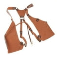 thumbnail image 2 of Bolso de hombro con arnés, bolso de hombro informal para axila, accesorios de Cosplay para montar Rojo marrón, 2 of 7