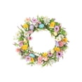 thumbnail image 2 of 20 Inch Spring Easter Wreath with Decorative Eggs Berries Leaves for Front Door Home Decor 1 Count, 2 of 6