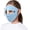 Sky Blue, variant on Sun Mask Full Face Coverage with Ear Loops, Windproof Transparent Eye Cover and Breathable Mesh Nose Design for Hiking, Running, Cycling, Motorcycle, and All Outdoor Sports Sun Protection
