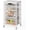 White1, variant on Utility Cart with 5 Drawers, Rolling Storage Cart with Wooden Tabletop and Lockable Wheels, Storage Drawer Cart with Drawers, Craft Cart for Bedroom, Classroom, Home, Office, White